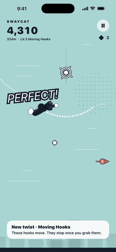 SwayCat screen 2
