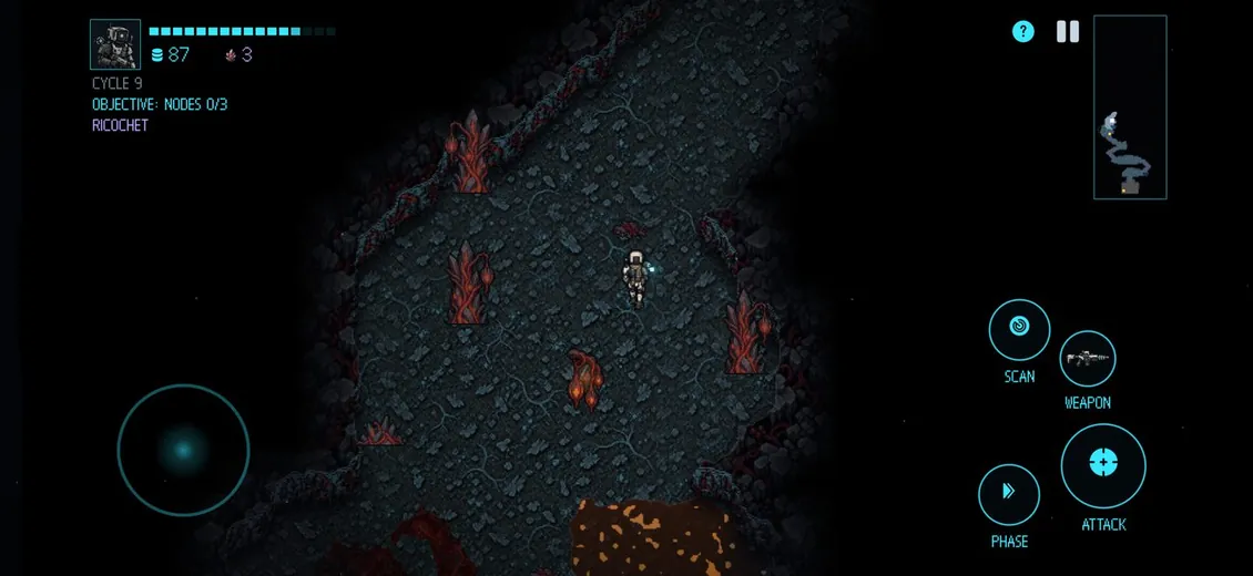 LOOMBORN: gameplay in a dark orchard